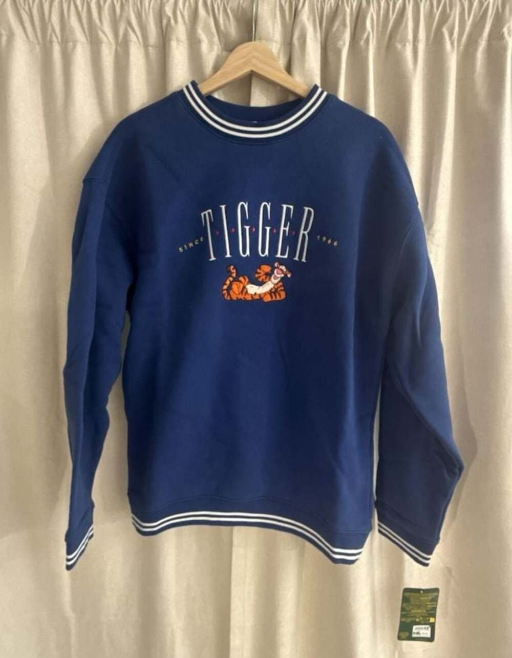 Disney Parks Tigger Embroidered Pullover Sweater Sweatshirt
